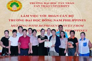 TRƯỜNG ĐH TÂN TRÀO LÀM VIỆC VỚI ĐOÀN CÁN BỘ TRƯỜNG ĐH PHILIPPINES