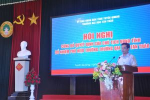 Lễ công bố phó Hiệu trưởng