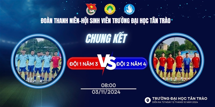 Chờ đón trận chung kết Giải Bóng đá Nam sinh viên năm 2024